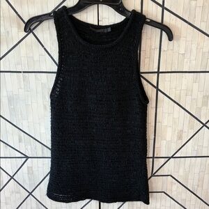 Donna Karan Knit Black Tank